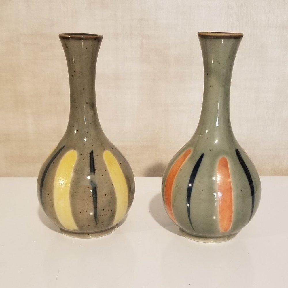 BUD VASE SET RSM MADE IN JAPAN